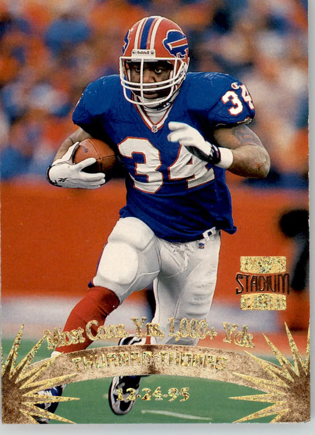 Thurman Thomas - 1996 Stadium Club - #177 - Football - Football Card Single
