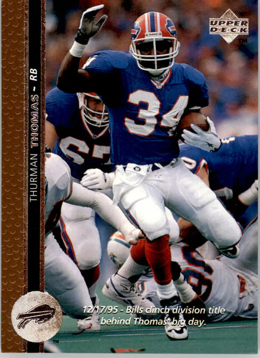 Thurman Thomas - 1996 Upper Deck - #64 - Football - Football Card Single