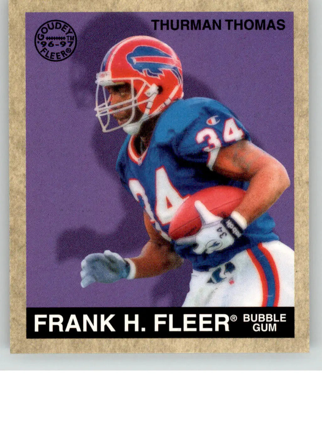 Thurman Thomas - 1997 Fleer Goudey - #9 - Football - Football Card Single