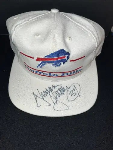 THURMAN THOMAS AUTO Vintage Sports SNAPBACK Cap Hat The Game NFL Buffalo Bills - Apparel
