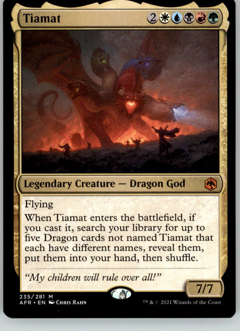 Tiamat - Adventures in the Forgotten Realms - 235 - NM Magic: The Gathering - Magic Card Single
