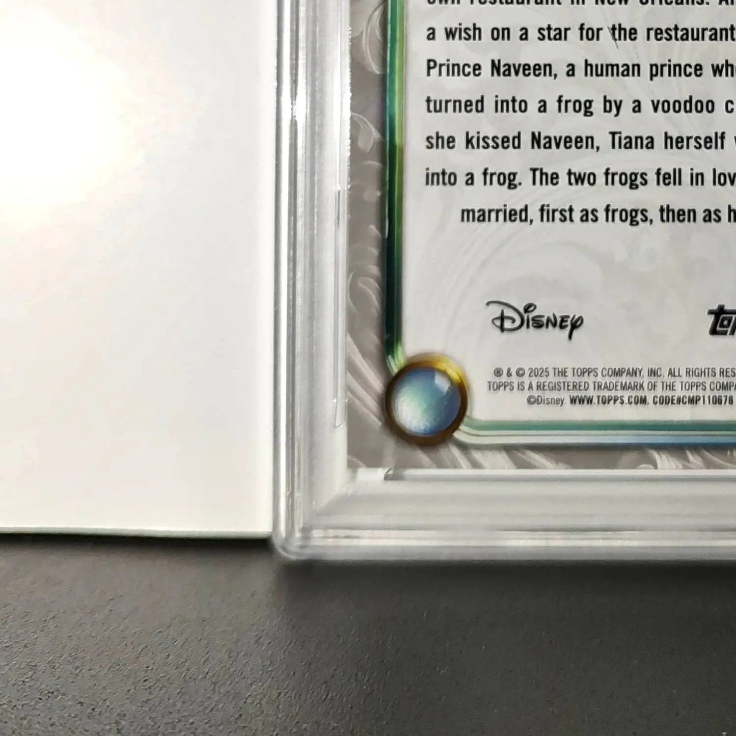 Tiana 2025 Topps Disney #70 Winter Variant Card The Princess and the Frog PSA 8 - Non-Sports Card Single
