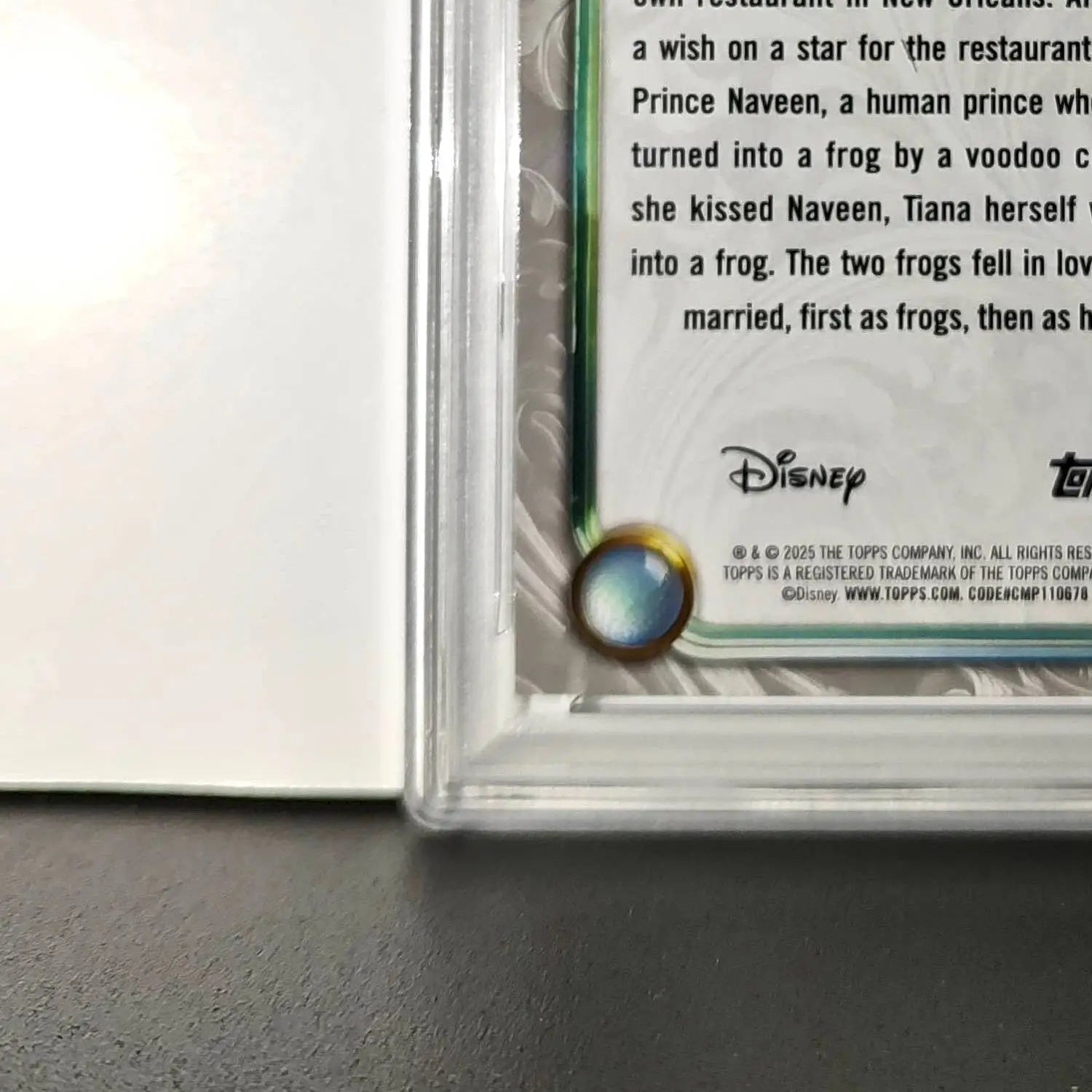 Tiana 2025 Topps Disney #70 Winter Variant Card The Princess and the Frog PSA 8 - Non-Sports Card Single