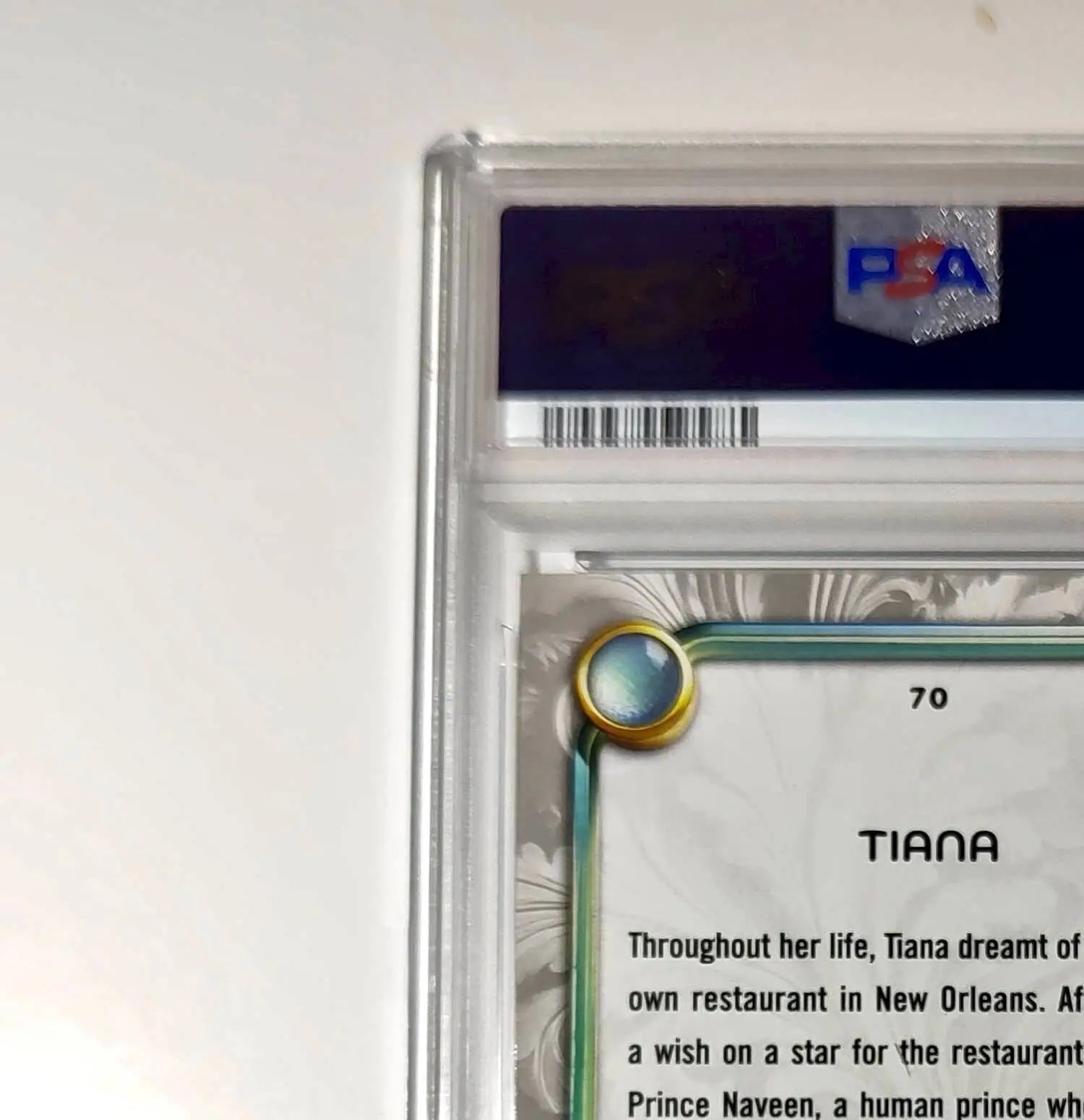Tiana 2025 Topps Disney #70 Winter Variant Card The Princess and the Frog PSA 8 - Non-Sports Card Single