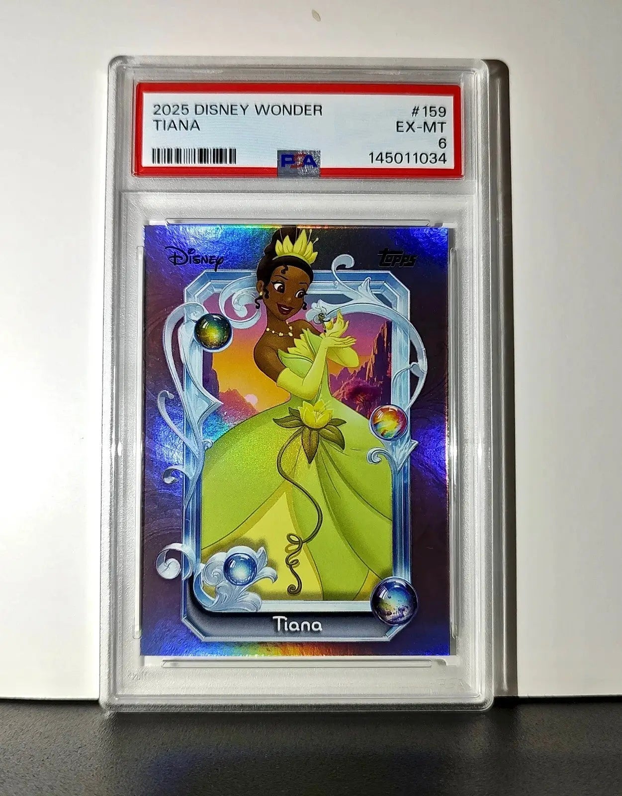 Tiana 2025 Topps Disney Cartoon Princess #159 Card PSA 6 - Non-Sports Card Single