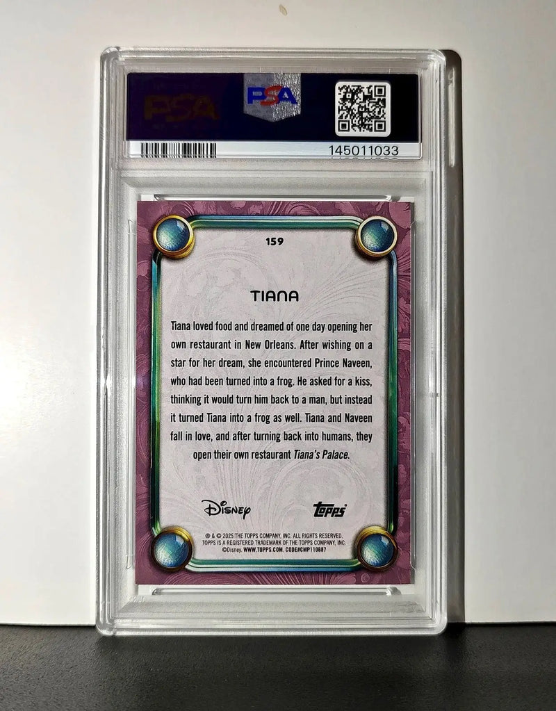 Tiana 2025 Topps Disney Cartoon Princess #159 Card PSA 9 - Non-Sports Card Single