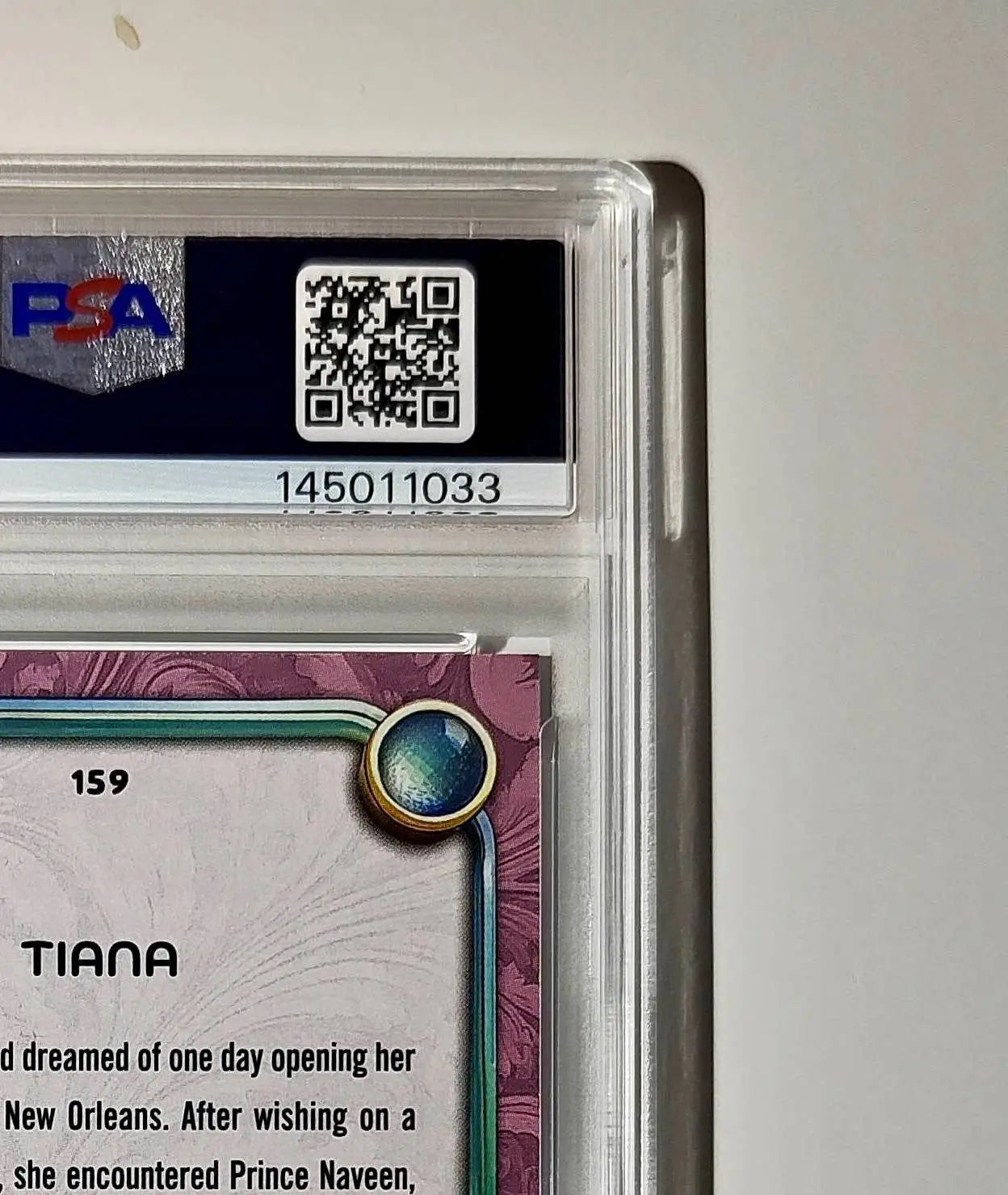 Tiana 2025 Topps Disney Cartoon Princess #159 Card PSA 9 - Non-Sports Card Single