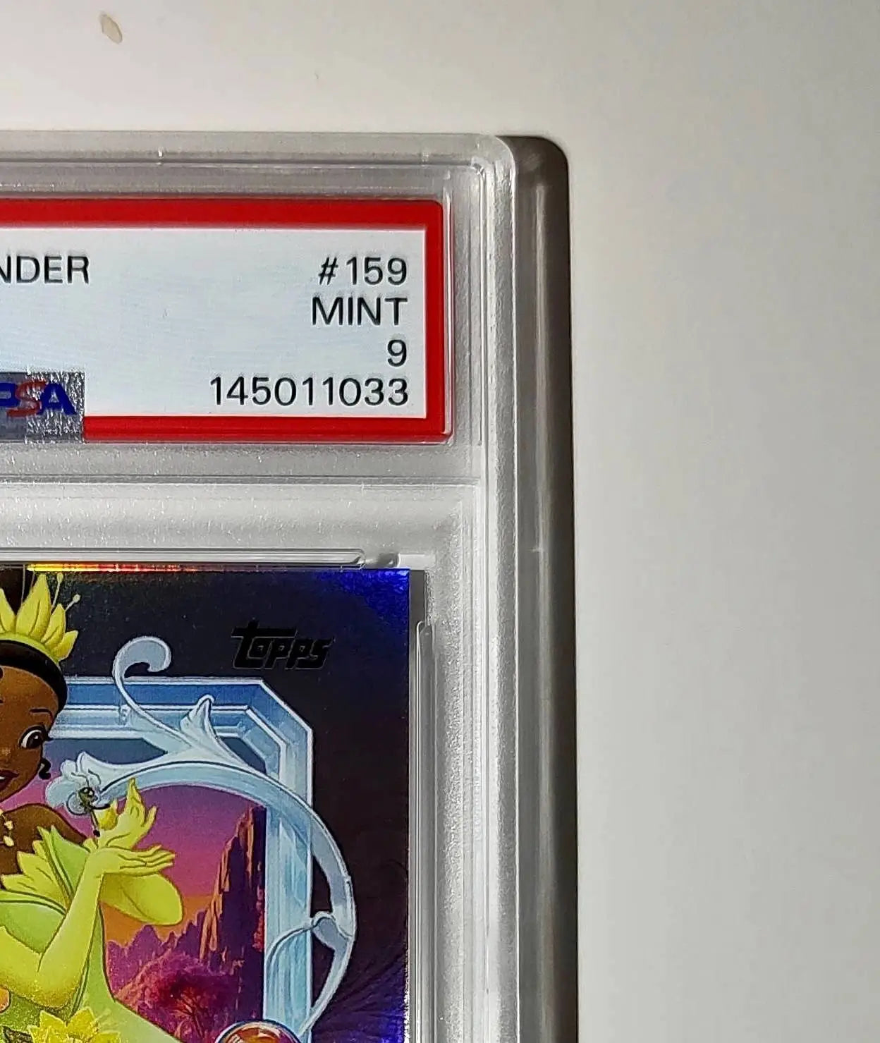 Tiana 2025 Topps Disney Cartoon Princess #159 Card PSA 9 - Non-Sports Card Single