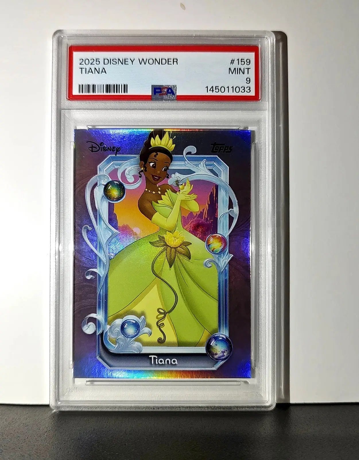 Tiana 2025 Topps Disney Cartoon Princess #159 Card PSA 9 - Non-Sports Card Single