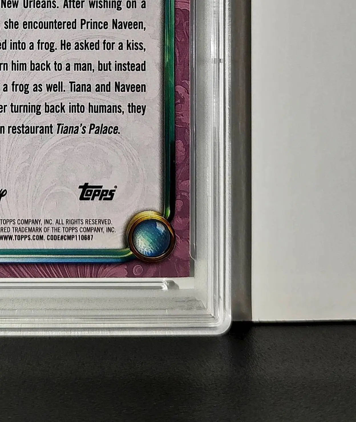 Tiana 2025 Topps Disney Cartoon Princess #159 Card PSA 9 - Non-Sports Card Single