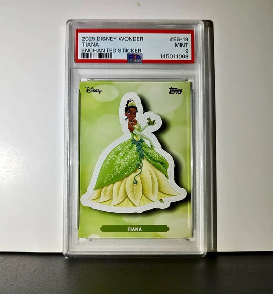 Tiana 2025 Topps Disney #ES-19 Enchanted Sticker Card PSA 9 - Non-Sports Card Single