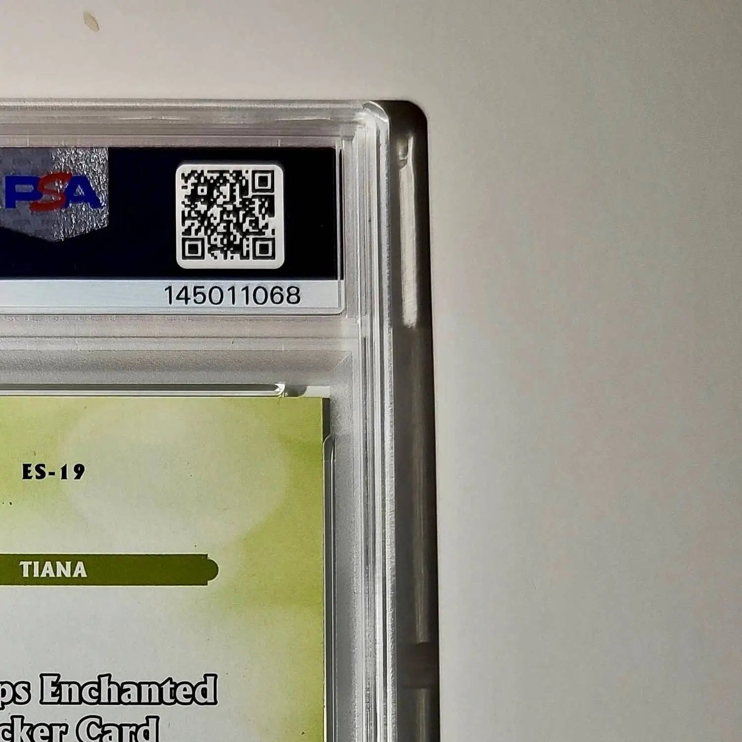 Tiana 2025 Topps Disney #ES-19 Enchanted Sticker Card PSA 9 - Non-Sports Card Single