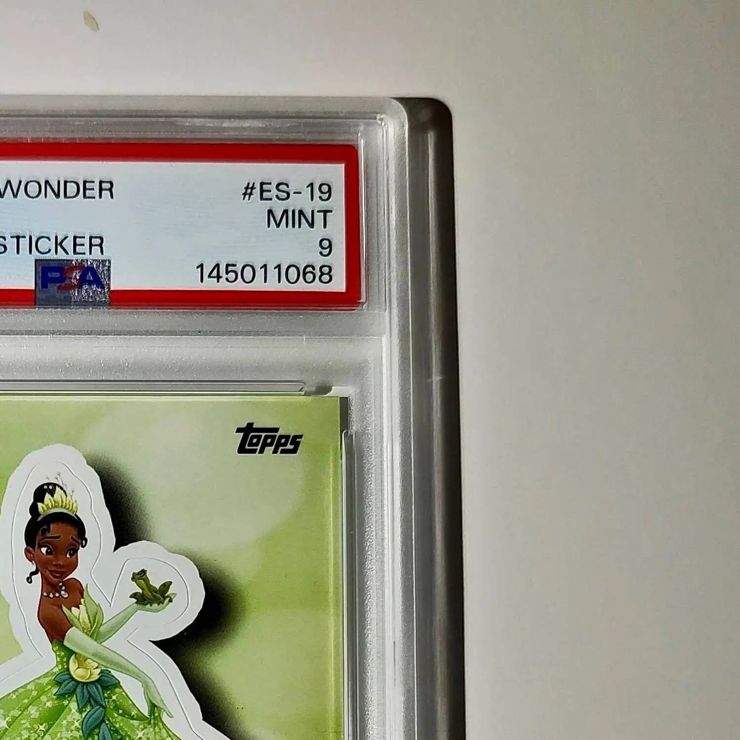 Tiana 2025 Topps Disney #ES-19 Enchanted Sticker Card PSA 9 - Non-Sports Card Single