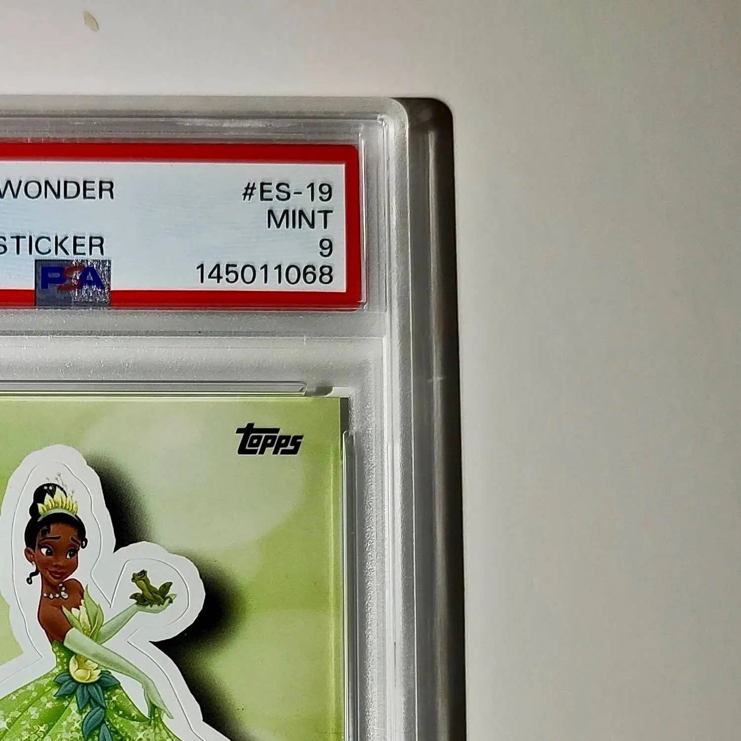 Tiana 2025 Topps Disney #ES-19 Enchanted Sticker Card PSA 9 - Non-Sports Card Single