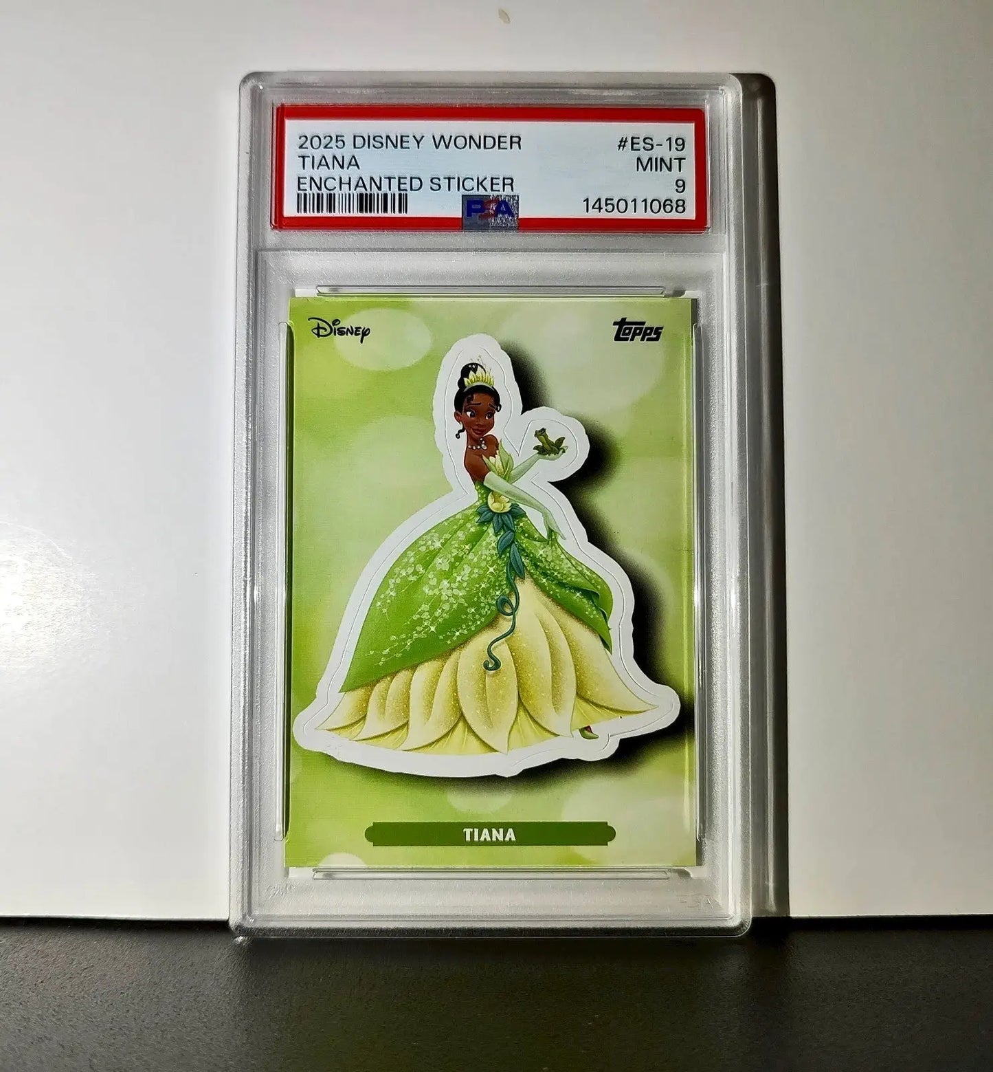 Tiana 2025 Topps Disney #ES-19 Enchanted Sticker Card PSA 9 - Non-Sports Card Single