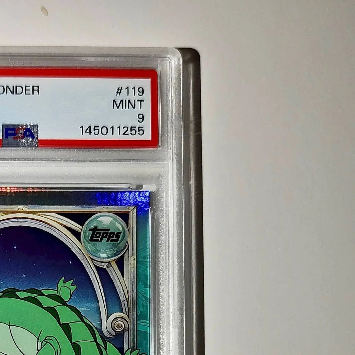 Tick-Tock 2025 Topps Disney Wonder #119 Diamond Card Peter Pan PSA 9 - Non-Sports Card Single