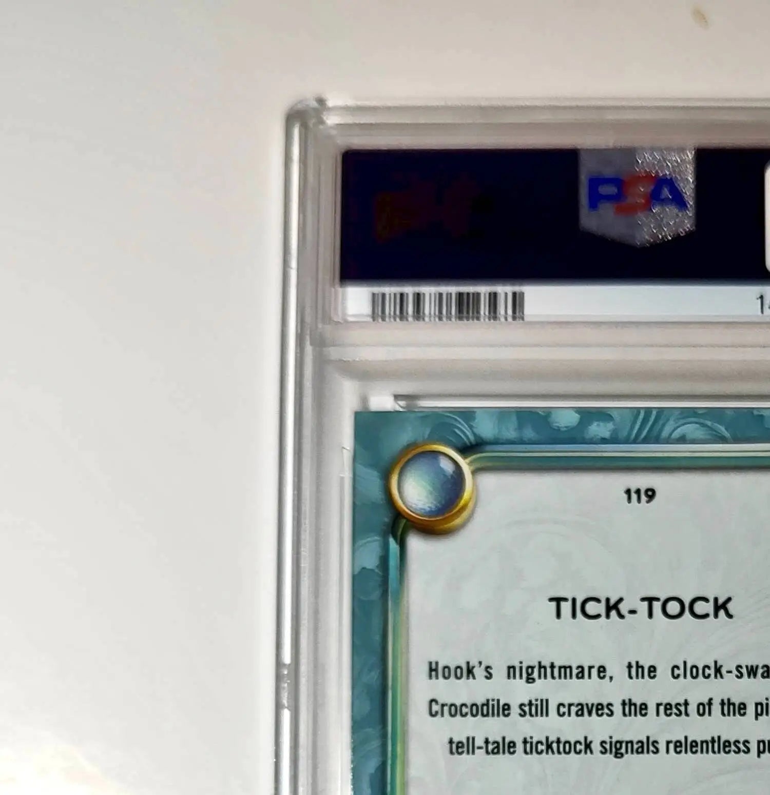 Tick-Tock 2025 Topps Disney Wonder #119 Diamond Card Peter Pan PSA 9 - Non-Sports Card Single