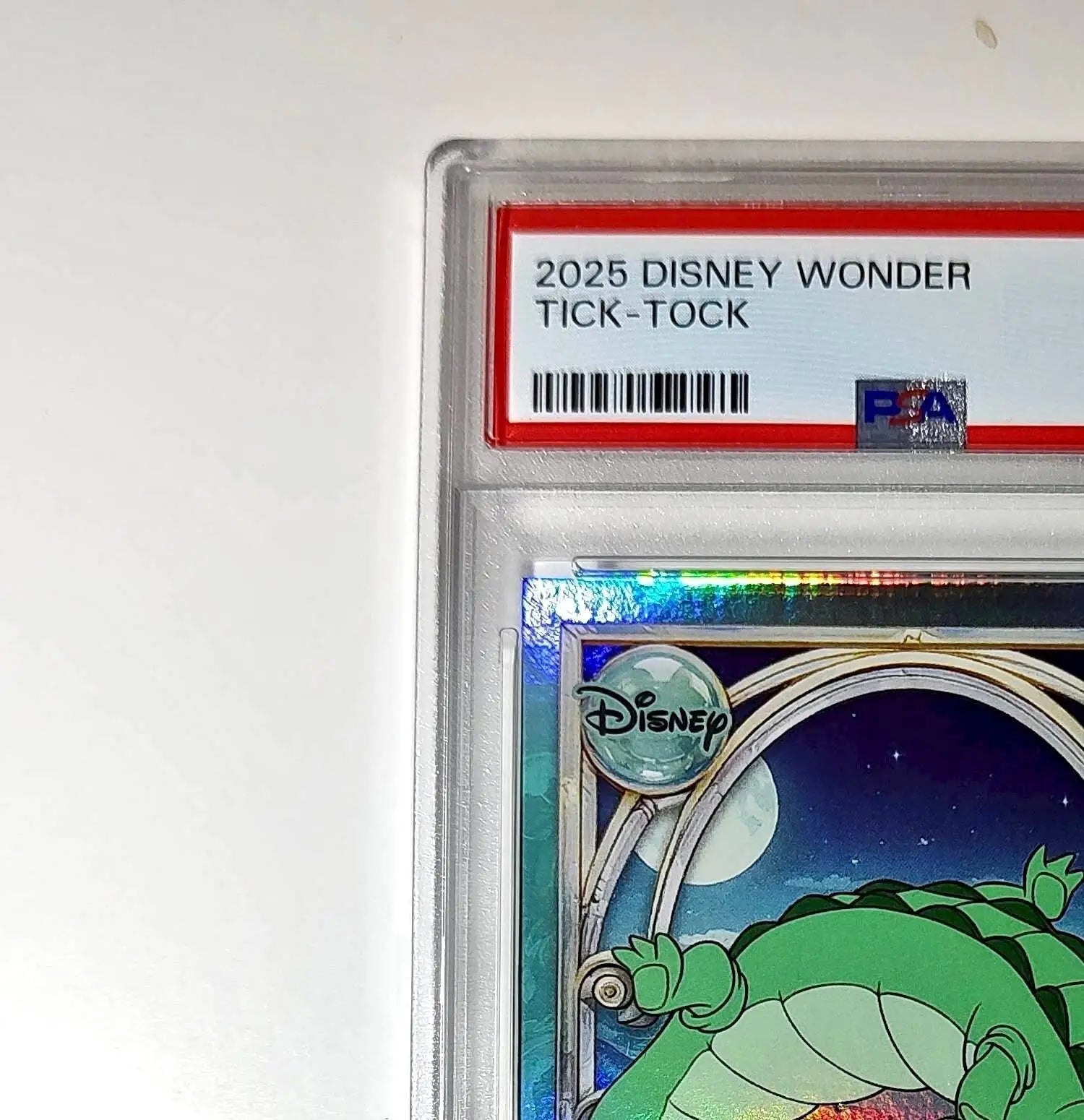 Tick-Tock 2025 Topps Disney Wonder #119 Diamond Card Peter Pan PSA 9 - Non-Sports Card Single