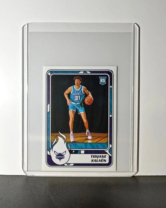Tidjane Salaün Rookie 2024-25 Panini NBA #148 Sticker Card Charlotte Hornets - Basketball Card Single
