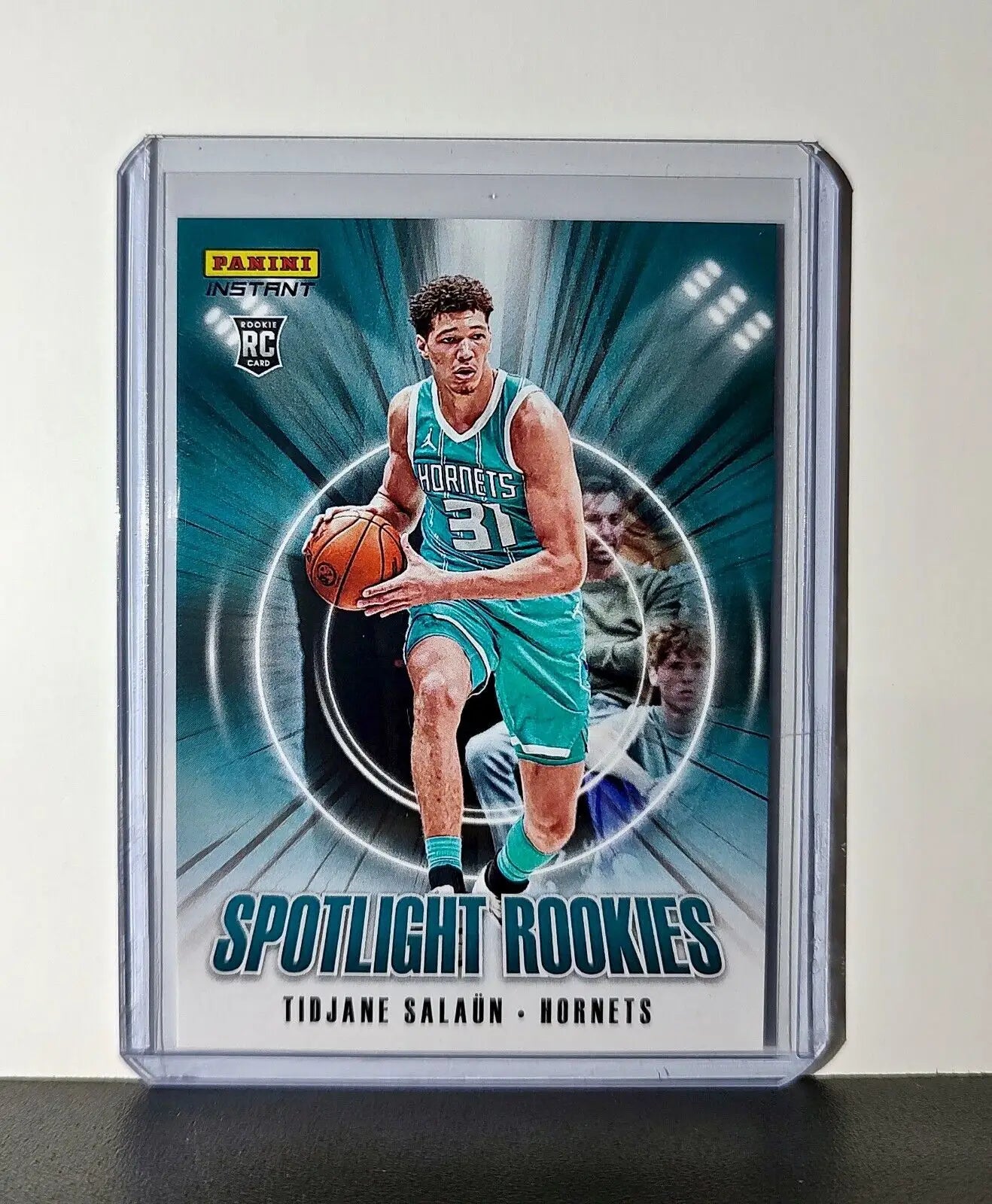 Tidjane Salaun Rookie 2024-25 Panini Spotlight Rookies NBA #6 Hornets 1 of 170