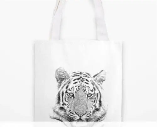 Tiger Canvas Tote bag - Apparel