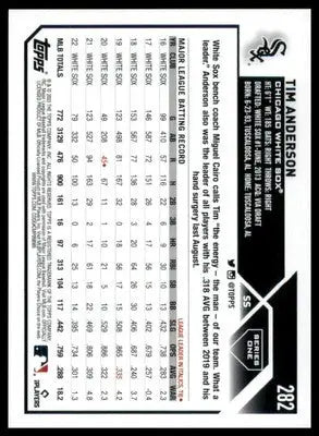 Tim Anderson 2023 Topps #282 Chicago White Sox - Baseball Card Single