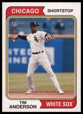 Tim Anderson 2023 Topps Heritage #379 Chicago White Sox - Baseball Card Single