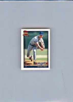 Tim Belcher - 1991 Topps Micro - #25 - Baseball - Baseball Card Single