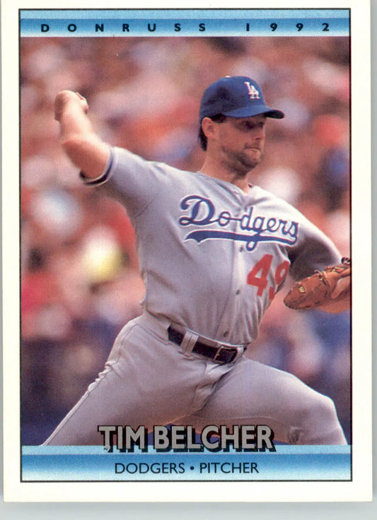 Tim Belcher - 1992 Donruss - #78b - Baseball - Baseball Card Single