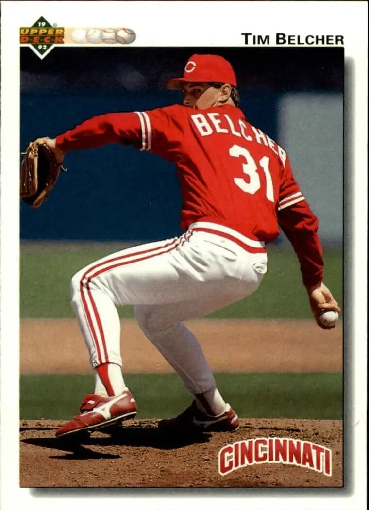 Tim Belcher 1992 Upper Deck MLB #761 Baseball Card Cincinnati Reds - Baseball Card Single