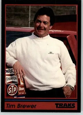 Tim Brewer - 1991 Traks - #140 - Racing - Racing Card Single