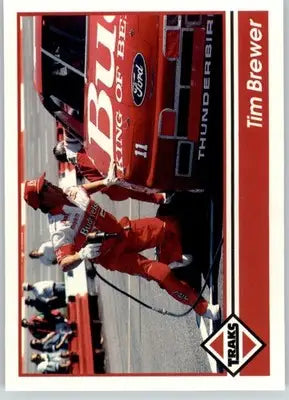 Tim Brewer - 1992 Traks - #140 - Racing - Racing Card Single