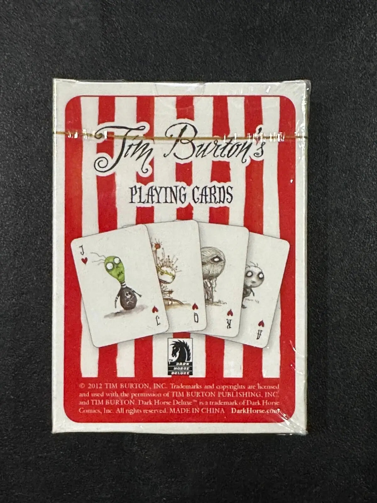 Tim Burton playing cards from Dark Horse, factory sealed 2012 collectible item