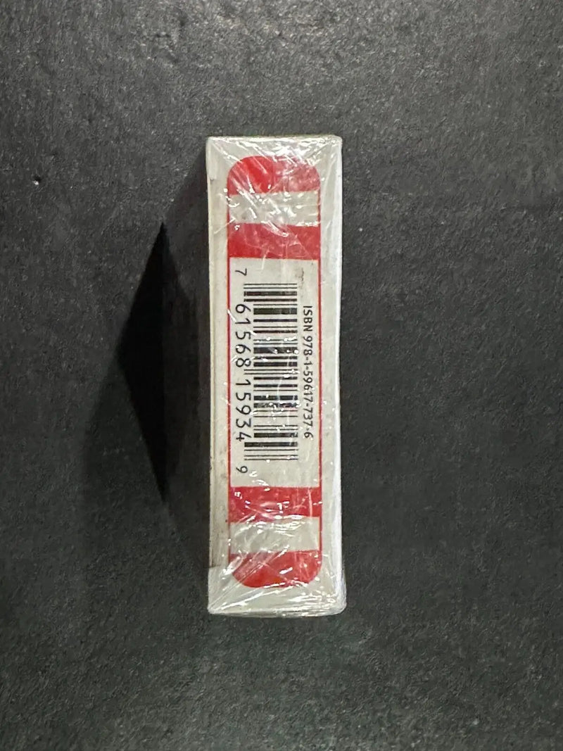 Tim Burton Playing Cards in red and white striped wrap, factory sealed edition 2012