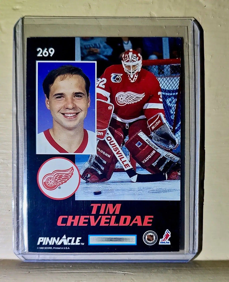 Tim Cheveldae 1992 Score Pinnacle Masks #269 Hockey Card Detroit Red Wings - Hockey Card Single