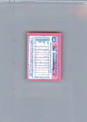 Tim Drummond - 1991 Topps Micro - #46 - Baseball - Baseball Card Single