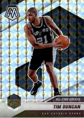 Tim Duncan - 2020-21 Panini Mosaic - #289 - Mosaic Basketball - Basketball Card Single