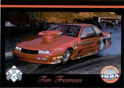 Tim Freeman - 1989 Checkered Flag IHRA - #25 - Racing - Racing Card Single
