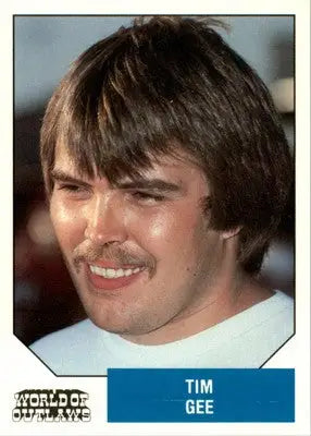 Tim Gee - 1987 World of Outlaws - #16 - Racing - Racing Card Single