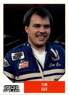 Tim Gee - 1988 World of Outlaws - #35 - Racing - Racing Card Single