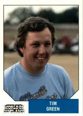 Tim Green - 1987 World of Outlaws - #51 - Racing - Racing Card Single