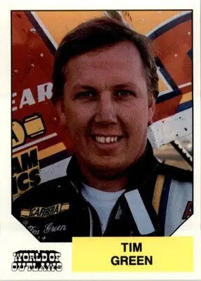 Tim Green - 1989 World of Outlaws - #4 - Racing - Racing Card Single