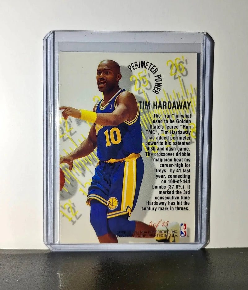 Tim Hardaway 1995-96 Flair NBA #4 Perimeter Power Card