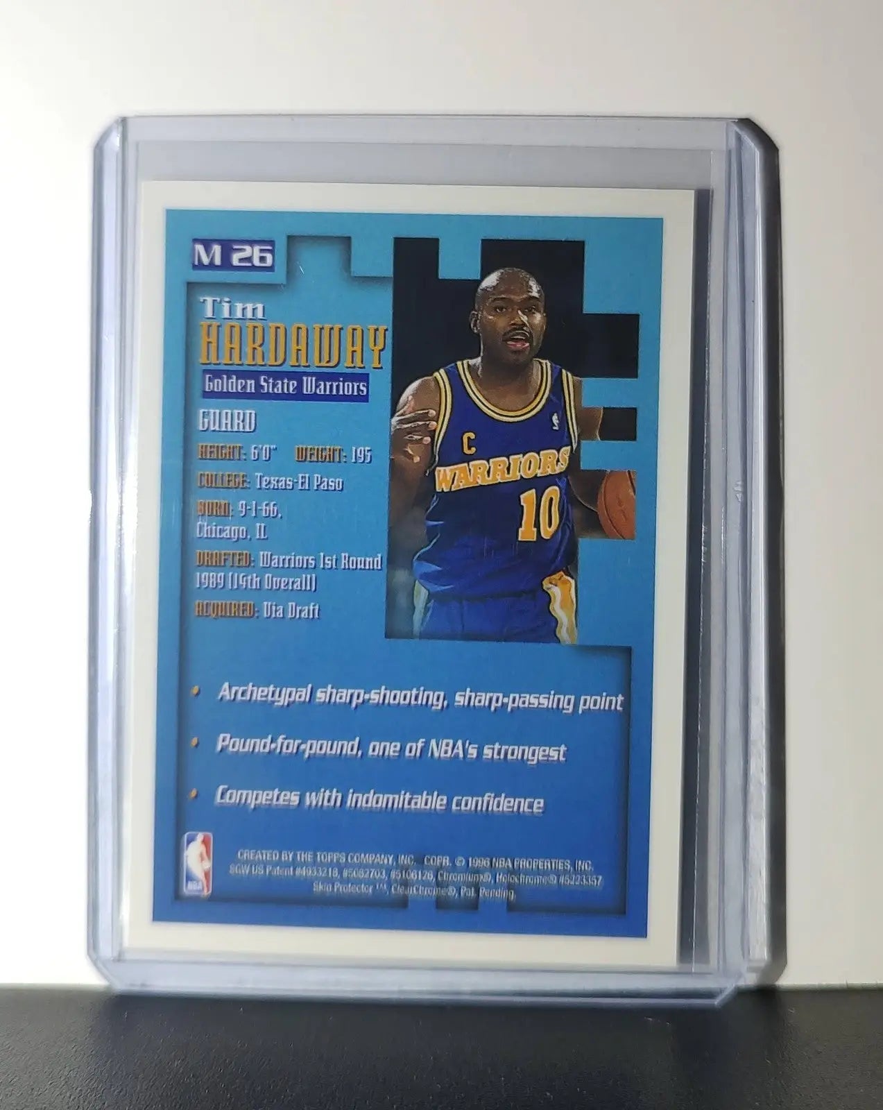 Tim Hardaway 1995-96 Topps Finest NBA #M26 Mysterly Warriors
