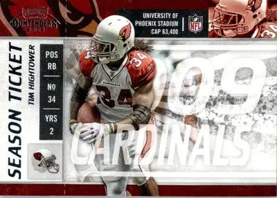 Tim Hightower - 2009 Playoff Contenders - #3 - Football - Football Card Single
