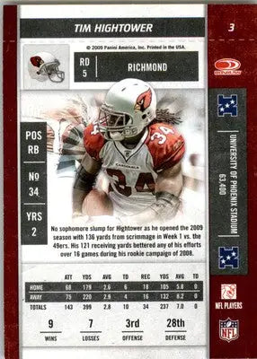 Tim Hightower - 2009 Playoff Contenders - #3 - Football - Football Card Single