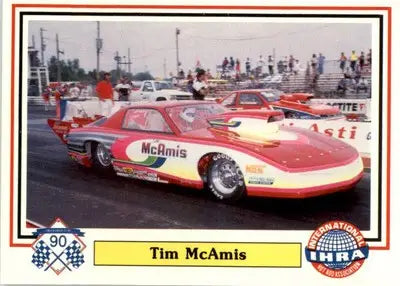 Tim McAmis - 1990 Checkered Flag IHRA - #24 - Racing - Racing Card Single