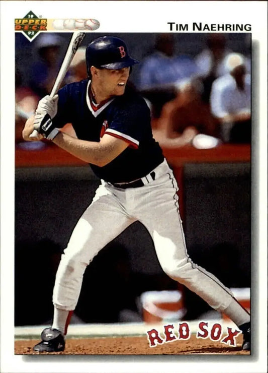 Tim Naehring 1992 Upper Deck MLB #523 Baseball Card Boston Red Sox - Baseball Card Single