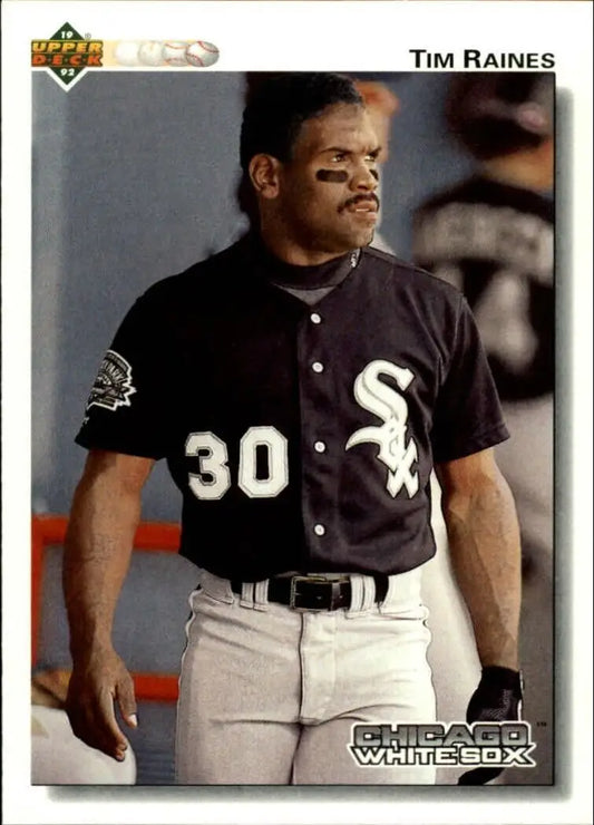 Tim Raines 1992 Upper Deck MLB #575 Baseball Card Chicago White Sox - Baseball Card Single