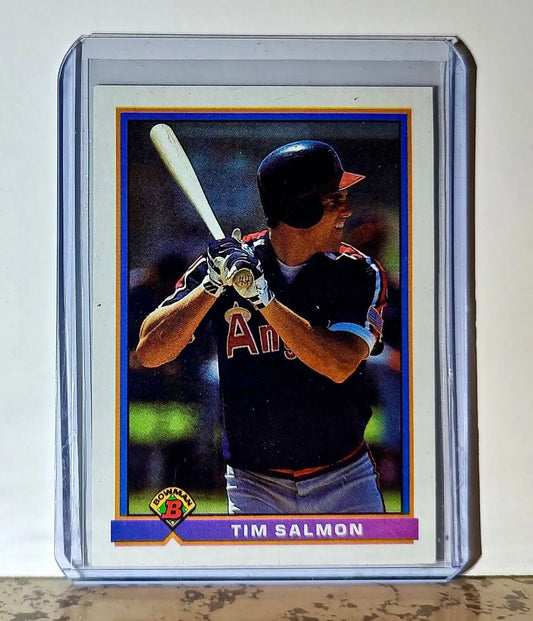 Tim Salmon 1991 Topps Bowman MLB #203 Baseball Card California Angels - Baseball Card Single